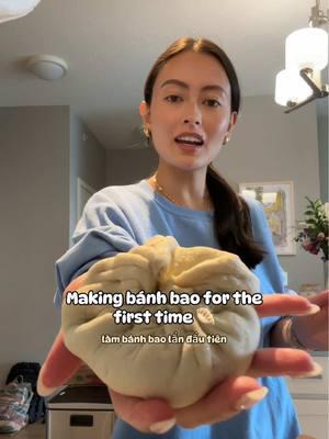 Testing my skills: bánh bao edition 🥟 #vietnamesefood #banhbao 