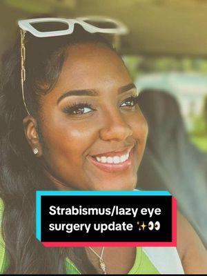 #fyp #strabismus #strabismussurgery #lazyeye #lazyeyesurgery #stl #stlouis #blackgirltok 