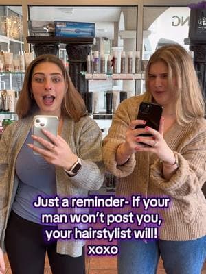 We got you!😂🤍 @Caydence  #hairstylistsoftiktok #hairstylisthumor #wegotyou #girlsgirl #yourmanwont #wewill #postyou #secretbeautybrush #secretbeauty #secretbeautyspa 