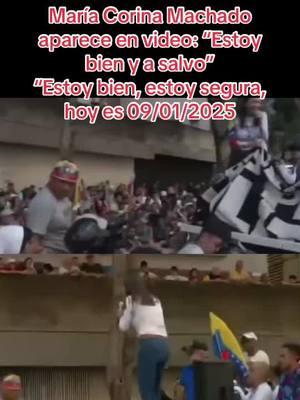 Venezuela hoy María Corina Machado reaparece en video y dice que está a salvo Edmundo González, como presidente electo de Venezuela, exigió la liberación inmediata de María Corina Machado #venezuela🇻🇪 #marchasenvenezuela #venezuela #nicolasmaduro #edmundogonzález #maríacorinamachado #venezuelahoyenvivo #venezuelahoy #venezuelahoyultimasnoticias #venezuelalibre