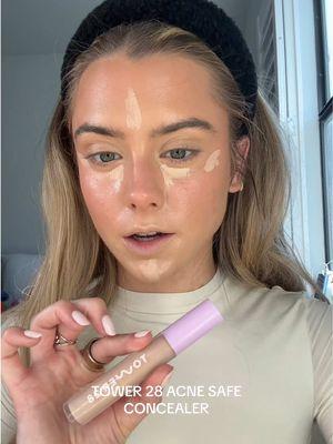 my requirement for an under eye concealer is brightening, flawless, easy to blend, and acne safe! This concealer hits all the marks 👏☺️ obsessed beyond its just so creamy and brightening @Tower 28 Beauty   ##tower28##tower28beauty##tower28makeup##acnesafemakeup##acnesafeconcealer##concealer##concealerhack##concealertutorial##acnemakeup##acnemakeuproutine##fyp##cleanmakeup##cleanmakeupbrands##cleanbeauty##cleanbeautytoktower 28 concealer, tower 28 swipe all over hydration serum concealer, acne safe makeup, acne makeup, makeup for acne, clean makeup, clean beauty brands ##ttsbeautybesties##giftguide