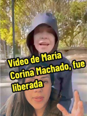 Este es el video de María Corina Machado, luego de difundirse la información de haber sido secuestrada por el régimen de Maduro. #tiktoknoticias #noticiastiktok #mariacorina #regimen #maduro #venezuela 