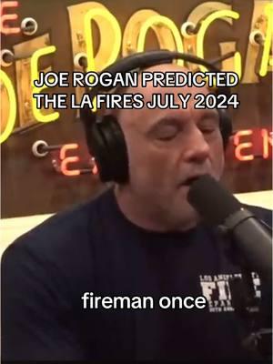 JOE ROGAN PREDICTED THE LA FIRES JULY 2024… . . . . . . . . . . . . . . . . . . . . . #joerogan #joeroganpodcast #joeroganexperience #joeroganclips #fire #lafire #losangeles #malibu #losangelesfire #losangelesfiredepartment #firefighter #lafd #water #nowater #disco_nola #mornings #climatechange 