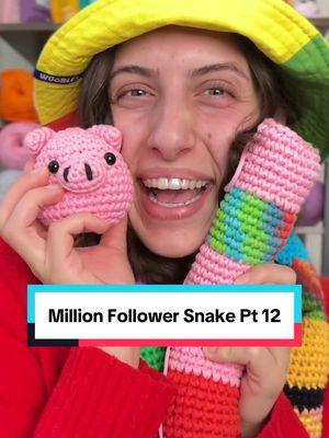 Should we set Milly free? 😔 #thewoobles #amigurumi #crochet #crochetkit #amigurumikit #learntocrochet #learncrochet #crochetforbeginners #amigurumiforbeginners #learnamigurumi #crocheting #learntocrochetkit #wooblescrochet #MillytheMillionFollowerSnake #followersnake #millythesnake 