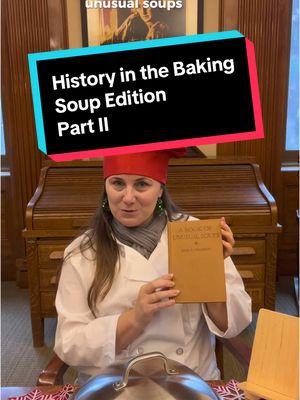 Have your spoons ready for this vintage soup recipe- peanut butter and celery! #soups #vintagerecipes #historyinthebaking 