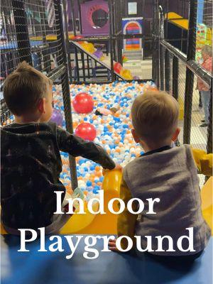 Need all the indoor play options for winter!! #play #playground #indoorplayground #fun #toddler #winter #new #dayinmylife #mom #mama #momtok #ballpit #clean 