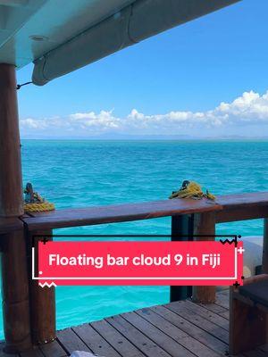 Who would you take with you to cloud 9?? ☁️🍹🌊🍕 This unique floating bar in Fiji was on my bucket list and we got to visit on our honeymoon last year! It’s currently below freezing with a wind chill at home so I’m ready to go back. #fiji #fijiislands #fijiisland #fijihoneymoon #honeymoon #tropicalhoneymoon #oceania #cloud9 #floatingbar 