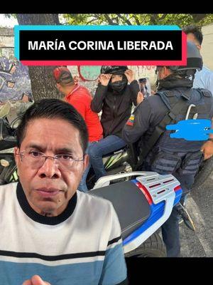 MARÍA CORINA LIBERADA #mariacorina #mariacorinamachado🇻🇪🙏 #venezuelatiktok #venezuela🇻🇪 #sosnicaragua #diasporanicaraguaestadosunidos #eeuunicaragua🇺🇸🇳🇮 #nicaragua🇳🇮 #nicaraguatiktok 