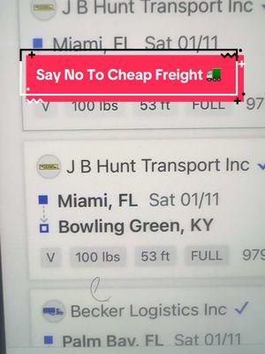 Say No To Cheap Freight 💪🏿🚛  #trucadao #choraboy #gasprices #keeptrucking #trucking #trucks #fuel #18wheeler #truckingindustry