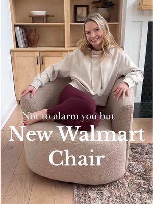 I am so impressed with the quality of this swivel chair. 😍 I can’t even believe it’s only $150! The color, the boucle fabric & the size is amazing 🤎 It looks so much more expensive than it is, oh and it comes assembled 👏    #swivelchair #boucleaccentchair #cozychair #walmarthomefinds #walmartfinds #affordablehomedecor #boujeeonabudget #walmartmusthaves 