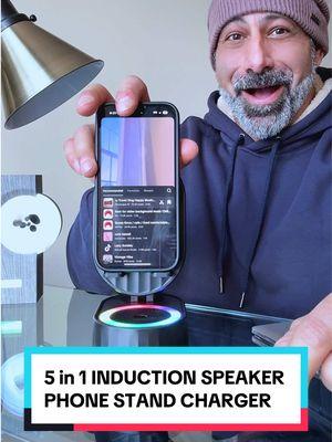 Wireless 5 in 1 induction speaker! It amplifies your phone's speaker automatically! A $16 Must Have!! . . #inductionspeaker #speakeramplifier #phoneholderamplifier #phonecharger #phonestand #phonestandholder #phoneamplifier #wirelessinductionbluetoothspeaker  #5in1inductionspeaker #CapCut #treasurefinds #ad #TikTokShopHolidayHaul #GiftGuide #spotlightfinds #TTSDelightNow #giftideasforhim  #giftideasforher #TTSLevelUp #TikTokShopLastChance #TikTokShopNewYearNewAura #TikTokShopCreatorPicks 