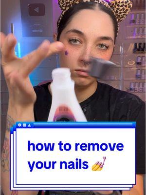 How to actually remove your gel nails (no damage) ✨ #nailremoval #diynails 