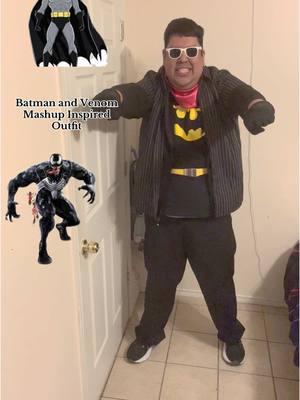 My first attempt of a Batman and Venom mashup inspired outfit 🖤💛🤍🖤💛🦇🦇🤪🦸 #batman #brucewayne #dc #dccomics #dcuniverse #superhero #venom #marvel #marvelstudios #marveluniverse #mashup #cospaly #cosplayer #fashion #cosplaying #fashion #crossovers 