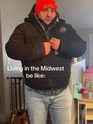 Layering is everything 🤣🤣 #midwest #comedy #wisconsin #winterproblems #coldweather #funny #midwestlife #wisconsincheck #ope #wisconsinclothingcompany 