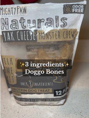 Sour Cream & Onion are absolute savages for the bones! Thank you Might Paw, they love them 😭♥️ #mightypaw #yakcheese #dogbones #naturaldogtreats #naturaldogbones #dogs 