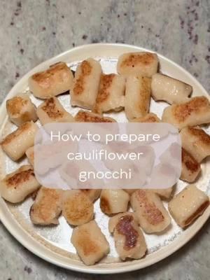 The tastiest way to get in 6-15g fiber #cauliflowergnocchi #fiber #cookingtips 