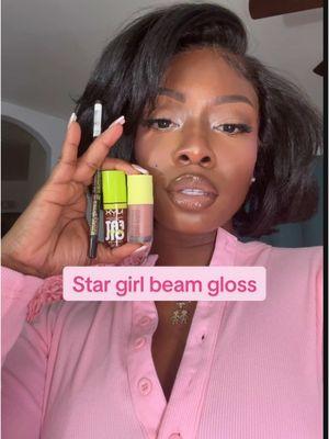 Star girl is my number 1 so far! #beamgloss #stargirlbeamgloss #blackgirllipcombo #nudelipcombo #brownlipliner #nyxfatoil #lagirlcosmetics 