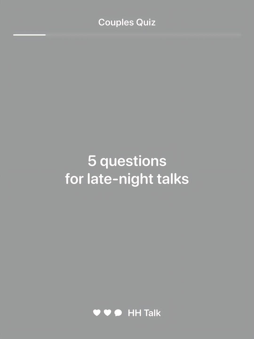 🌙 Let’s get cozy and talk deep—When was the first time you felt sure about ‘us’? The best conversations happen after midnight. 🌌 #LateNightTalks #RelationshipGoals #SoulConnection #CoupleConversations