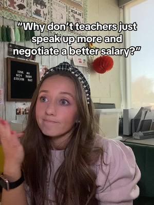 Baby this ain’t corporate America we get what we get and if we throw a fit it’s not going to make us one cent more 😂😅 SO important to shop around before you decide to stay in a district! #teacherjokes #teacherlife #elementaryteacher #specialeducationteacher 