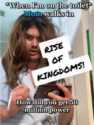 POV: When I’m on the toilet…👀😅 #riseofkingdoms #ROK #10mpower #games #funny 