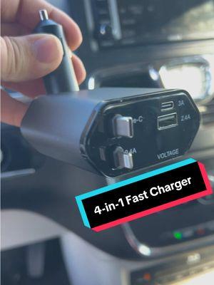 One charger to rule them all, this thing will change your car game #CapCut #CarCharger #RetractableCharger #Iphone #Macbook #Trending #TikTokShop 