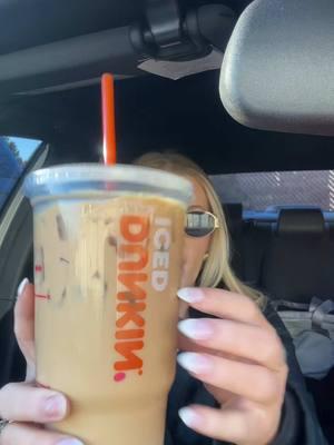 @Dunkin' has my 🤍 #dunkin #dunkindonuts #coffee #dunkindrinks #dunkinrun #vanillacoffee 