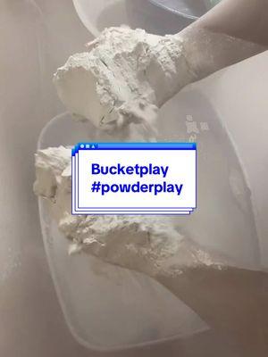 Just a little bucket powderplay   #powdery #powderplayasmr🤍 #powderplayasmrcommunity #cometplay #cometpowderplay #powderydiva #dusty #cornstarchasmr #ajaxpowder #cornstarch #babypowder #CleanTok #dustbunny 