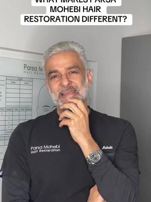 WHAT MAKES PARSA MOHEBI HAIR RESTORATION DIFFERENT? | #hairtransplant #fue #lafue #sdfue #hairtransplantdr #fuehairtransplant 