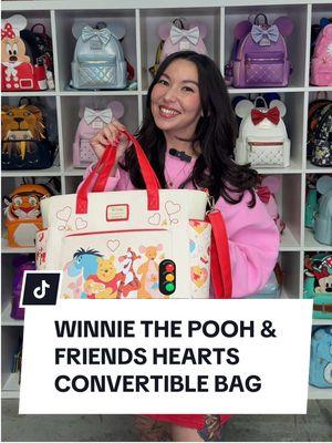 Feeling very lovable and cute!? Well look at what we got here the Disney Winnie The Pooh & Friends Hearts Convertible Backpack & Tote Bag! 💝✨ It’s in-stock now so let us know what you think about it! #707club #707street #loungefly #SmallBusiness #smallshop #tiktokshopfinds #gift #spotlightfinds #ootdinspo #disney #distok #disneyadult #ValentinesDay #winniethepooh #tigger #piglet #eeyore #kanga 