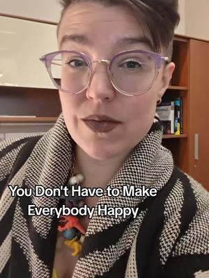 You don't have to make everybody happy. Massage that idea with the tip of your tongue against the back of your teeth pinpoint what loosens and where. Keep going.  You don't have to make everybody happy, especially if doing so makes you miserable.  It's ok to be a disappointment.  most especially if being a disappointment is a wriggle towards sunlight, towards authenticity, to freedom.  What expands in your chest when you think about it being ok  to disappoint people who do not understand you? Keep going.  It's ok to be a disappointment. It doesn’t make you a disappointment.  It's fine that not everyone likes you, loves you, wants to date you, invest in you, or approve of you.  Please stop trying to make them.  Please stop trimming off pieces of yourself to make yourself lovable. You are already lovable. You will always be imperfect.  When you make mistakes, you will lose some people because of them. You are still lovable.  This is called becoming wise. What opens up your gut when you think of yourself as inherently flawed and lovable? Good.  Keep going.  Please keep going.  (video and poem, mine) #poemtok #poetrytok #originalpoem #spokenpoem #ward666 #exmo #exmormon #exmormontiktok #exmotiktok #formermormon #exlds #exchristian 