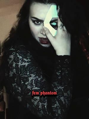 another phantom cos  [ #phantomoftheopera #christinedaae #christinedaaecosplay #phantom #makeup #Cosplay #phantomoftheoperacosplay #fyp #fypage #broadway #musical #goth #gothic #romanticgoth #gothgirl #femalephantom ]