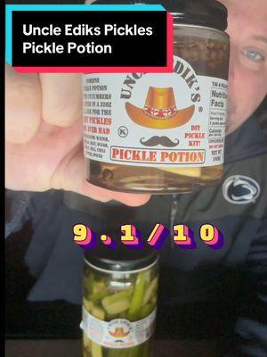 @Uncle Ediks Pickles Pickle Potion.  #picklereview #brinetime #diypickles #picklepotion