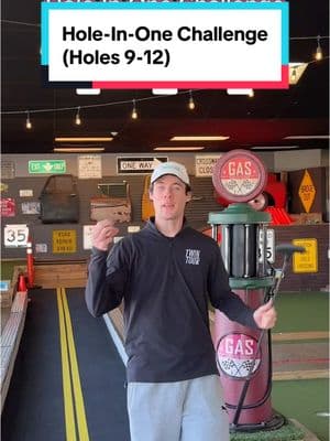 Hole in one challenge (holes 9-12) #twintourgolf #minigolf #puttputt #fyp #foryoupage #golf #twins #bigputts @Big Putts Mini Golf @Bella Dory @Danny Sanicki 