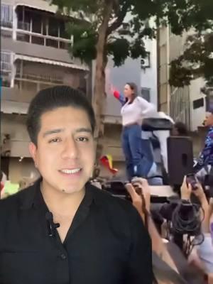 María Corina fue liberada #venezuela🇻🇪 #mariacorina #edmundogonzalezurrutia #venezuelalibre🇻🇪 #venezuelalibre #marchas #chavismo #caracas #greenscreenvideo #greenscreen 