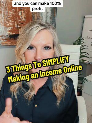 3 Things To SIMPLIFY Making an Income Online. #digitalmarketing #dailypay #automatedbusiness #passiveincome #makemoneyonline #MomsofTikTok 