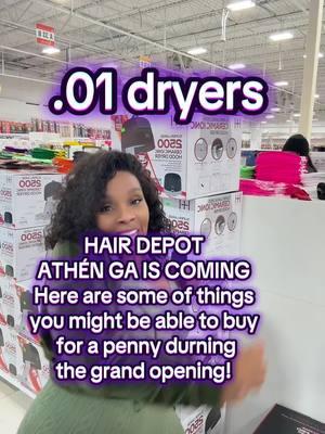 Make sure to follow this page for all updates and your chance to win! Would you try our bundles in exchange for a honest review????? The first 150 women in line will get free bundles for showing up to the grand opening of hair depot ATHENS!!!!! #grandopening #comingsoon #athensga #athensbraiders #athensgabraids #athengamua #athensgahairstylist #hair #athensga #hairdepot #grandopeningparty #universityofgeorgia #athenstechno #emmanueluniversity #bundles #blackwomen #familybusiness #hairdepot #bundles #dance #fun #braidtherapy803 #braids #hairstore #products #knotlessbraids #relaxer