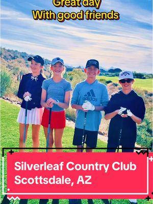 Had a great day with some good friends! #silverleaf #scottsdale #arizona #golf #golfer #jrgolf #golfcourse #golftok #golftiktok #friends #coinflip #team #maverick #phoenix #golfswing #fyp #fypシ #fypシ゚viral #reels #reelsinstagram #viralvideo #viraltiktok 