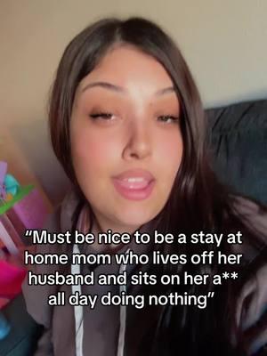 My new response when people think just because I’m a stay at home mom I do nothing all day but sit on my a** and take my husbands money 🤣 #sahmcontentcreator #sahmcommunity #momcontentcreators #familvloggers #familyvlogs #sahwlife #wifesoftiktok 