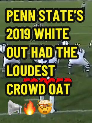 The stadium was TOO LOUD for him 📢🔥 Follow for more!! 👀 #pennstate #nittanylions #michiganfootball #goblue #cfb 