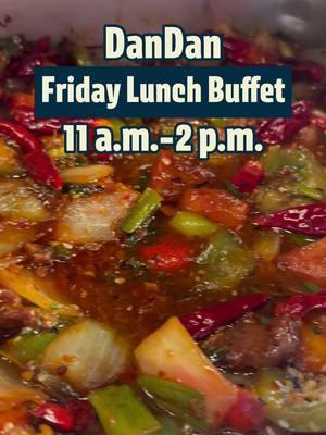 Need Friday lunch plans? We've got you covered! 🍽️ DanDan's lunch buffet is open Fridays from 11 a.m.-2 p.m. The $30 all-you-can-eat buffet offers soup, salad, egg rolls and a rotation of dishes from their full menu. Tag your lunch buddy down below ⬇️ 📍DanDan, 360 E Erie St. #VisitMKE #VisitMilwaukee #TopChef #food #Foodie #mkefoodtok #willtravelforfood