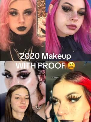 it was the vibe at the time 😸✨ #alt #2020 #2020makeup #altmakeup #alttiktok #makeuptutorial #greenscreen 