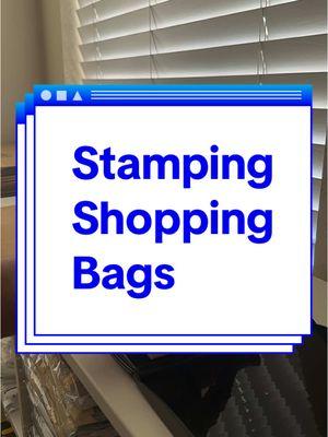 You should follow me and my brand on Instagram too before this gets banned in the US #shocktheworldapparel #stamp #shoppingbag #SmallBusiness #DIY #fyp 