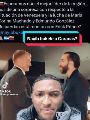 Nayib bukele podría llegar a Venezuela con Edmundo González, a través de sus redes sociales posteo una imagen con el clima de Caracas. #bukele #ultimahora #caracas #edmundogonzalez #10deenero #mariacorina #hoy #noticias 