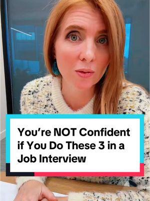 ⬇️ You are NOT confident if you do these 3 things in a job Interview   3️⃣ When you answer an interview question you do not need to ask them if that was the answer they were looking for.  ✅ Occasionally you can check in but not after EVERY question.  2️⃣ If you don’t ask questions you don’t look easygoing you look unprepared and not confident.  ✅ Great candidates ask questions in interviews 👉Watch this video @Anna Papalia for 3 Impressive Questions to ask in any job interview👈  1️⃣ If you give really, really short interview answers because you’re worried about saying too much it will backfire.  ✅ You need to learn how to open up, tell a story and put yourself out there. 👉Watch this video @Anna Papalia to learn how to answer, tell us about yourself👈  #howtointerview #interviewpreparation #howtoanswerinterviewquestions #howtobeconfident #career #work #jobinterview #confidence #onthisday 