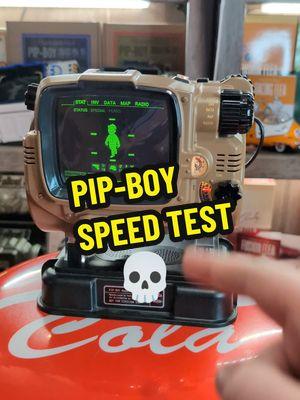 Which Pip-Boy will boot up the fastest?  I'm pitting the new Wand Company Pip-Boy against the ThinkGeek and Collectors edition Pip-Boys to see which one will start up the quickest!  #fallout #pipboy #pipboy3000 #speedtest #wasteland #falloutcollector #falloutcollection #nukacola 