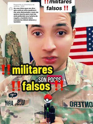 Respuesta a @antonio._1235 militares falsos y unas de sus tácticas mas usadas. Cuidado con quien hablas por redes sociales. Déjame ayudarte. Escríbeme un comentario y dime que te está diciendo esta supuesta persona. Con mi grupo de trabajo anti estafadores podemos ayudarte. - - #militaresfalsos #falsosmilitares  #militares 