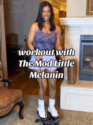 It’s the perfect at home workout system! #merachministairstepper #athomegym #workoutroutine #kcinfluencer #themodlittlemelanin 