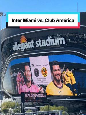 ¿Quién está emocionado por el partido de @InterMiamiCF contra @Club América aquí en #LasVegas en #AllegiantStadium el 18 de enero🏟️⚽️ #Vegas #VegasDeportes 