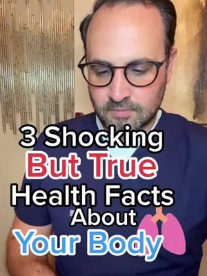 Three shocking, but true health facts about the human body #human #body #facts #dranis ##tiktokpartner