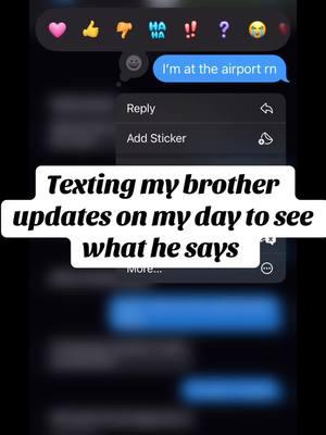 I’m afraid my brother loves me unlike the rest of you 😭 #brothersister #brotherprank #brothersisterlove #funny #family #siblingsbelike #trending 